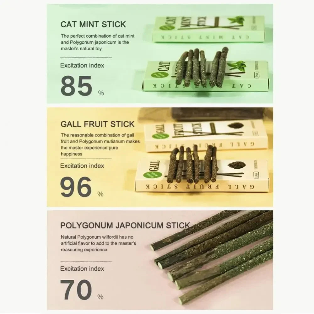 Natural Cat Silvervine Sticks