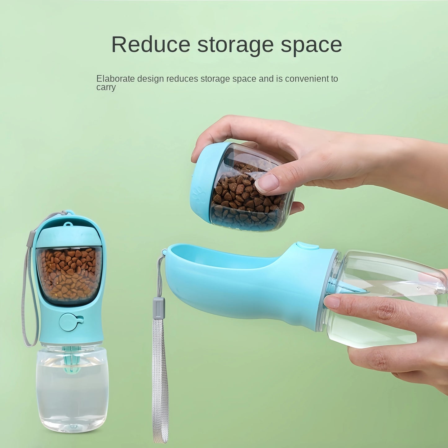 Portable Pet Food & Water Bottle