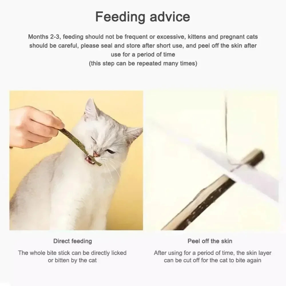 Natural Cat Silvervine Sticks