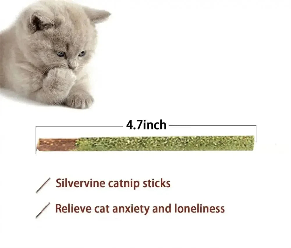 Natural Cat Silvervine Sticks