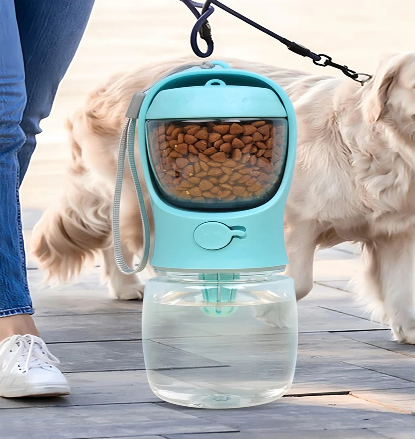 Portable Pet Food & Water Bottle